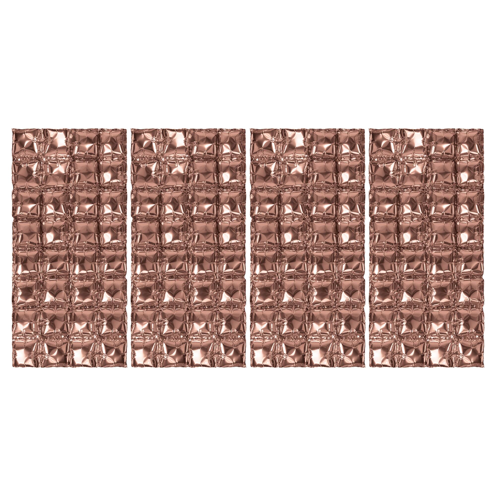 Beistle RoseGold Foil Balloon Backdrops